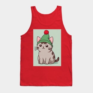 Cute elf kitten Tank Top